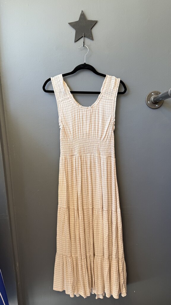 Gingham Midi Dress