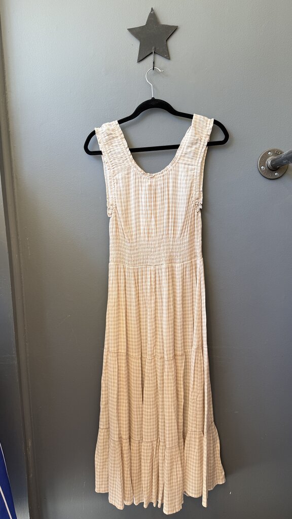 Gingham Midi Dress