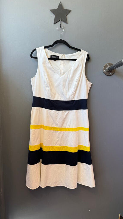 Stripe Fit Flare Dress