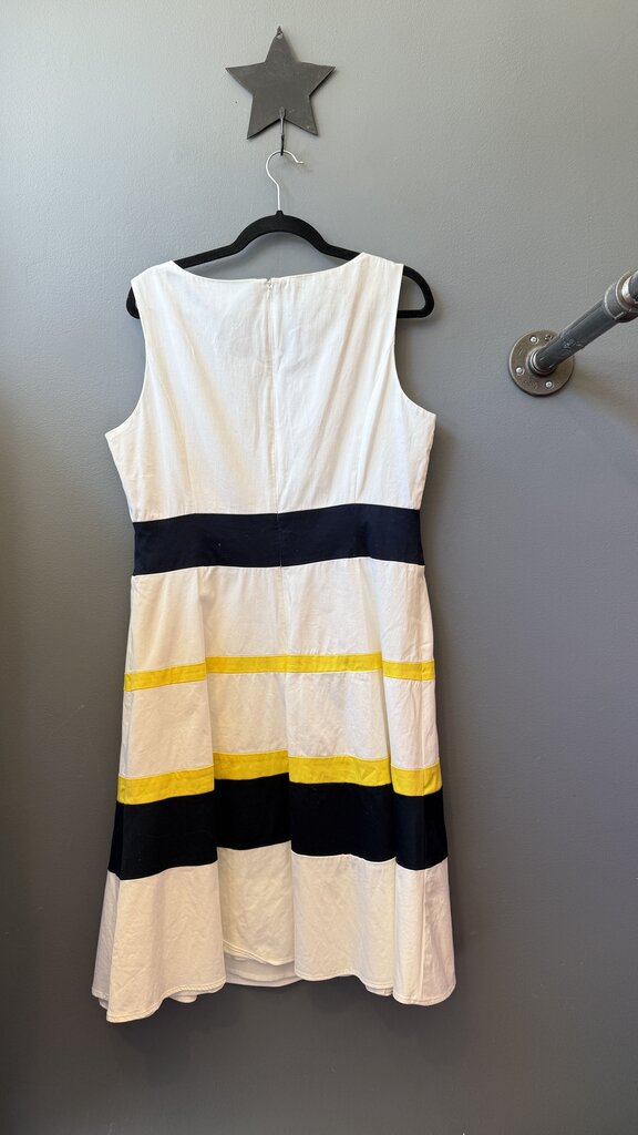 Stripe Fit Flare Dress