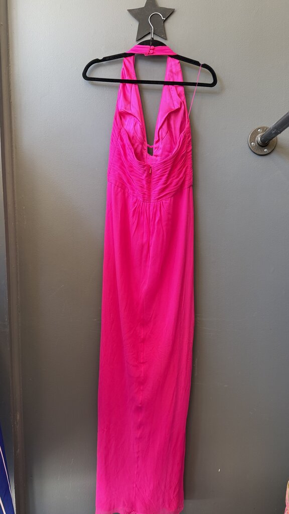 Chiffon Halter Gown Maxi Dress