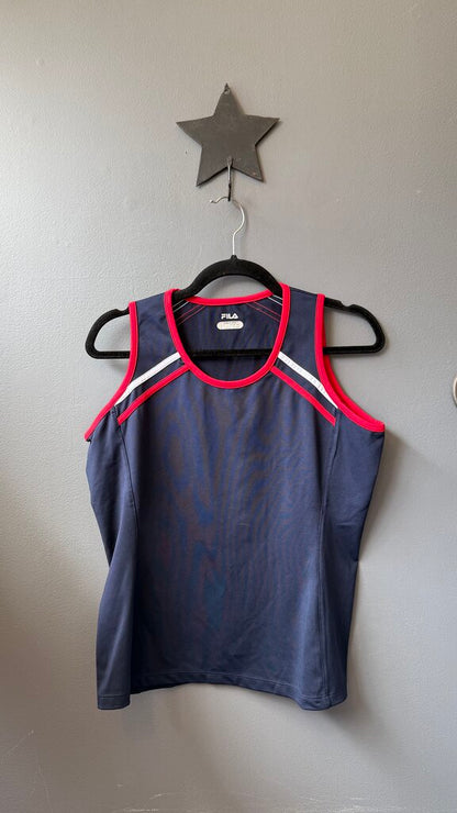 Stripe Shoulder Tank Top