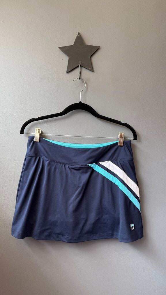Navy Stripe Hip Skort