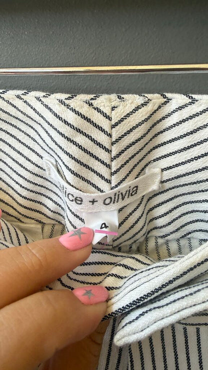 Stripe Bermuda Shorts