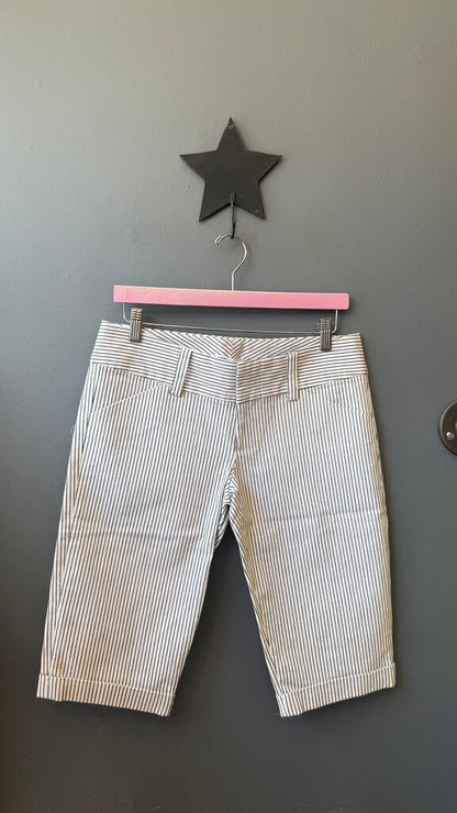 Stripe Bermuda Shorts