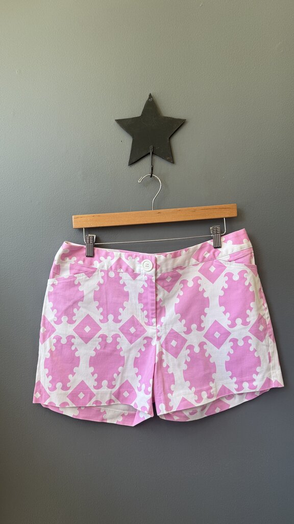 Pink Print Shorts