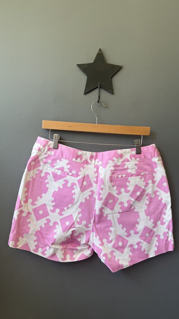 Pink Print Shorts