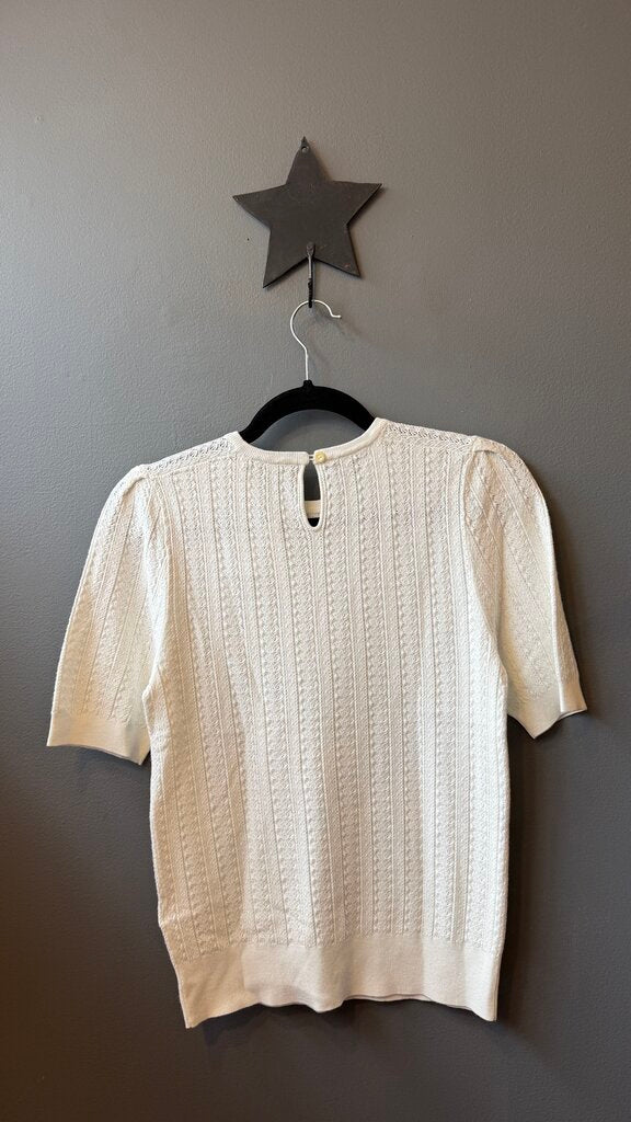 Knit Short Sleeve Sweater Top