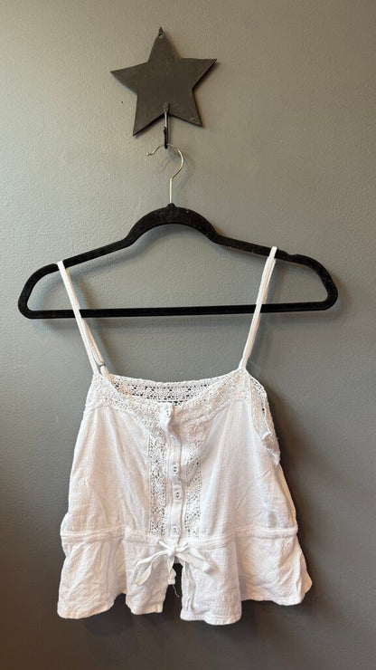 Crop Lace Trim Cami