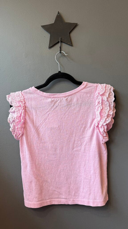 Lace Cape Sleeve TShirt