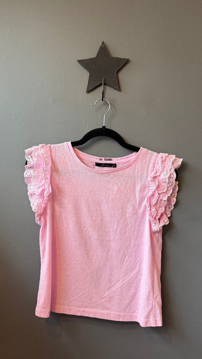 Lace Cape Sleeve TShirt