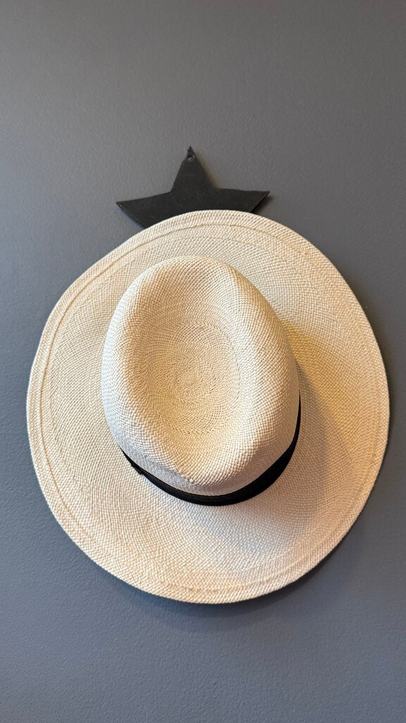 Straw Grosgrain Ribbon Panama Hat