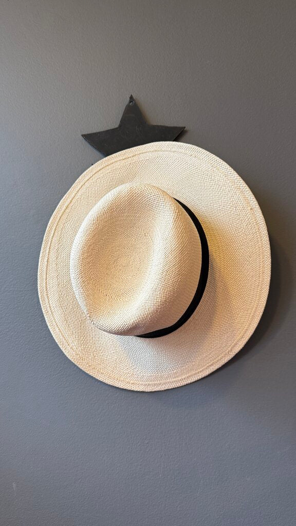Straw Grosgrain Ribbon Panama Hat