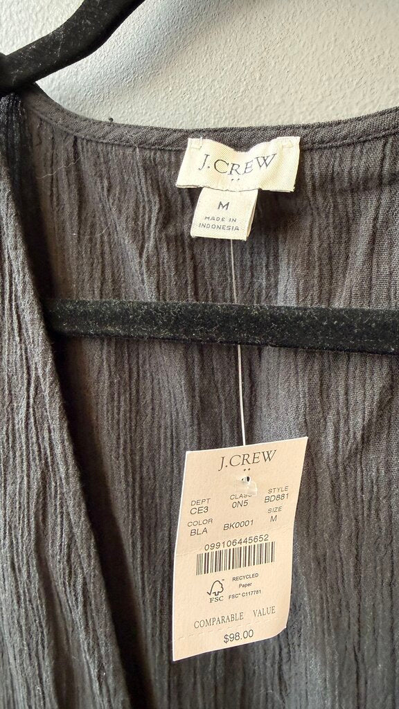 Fringe Trim Tie Front Coverup