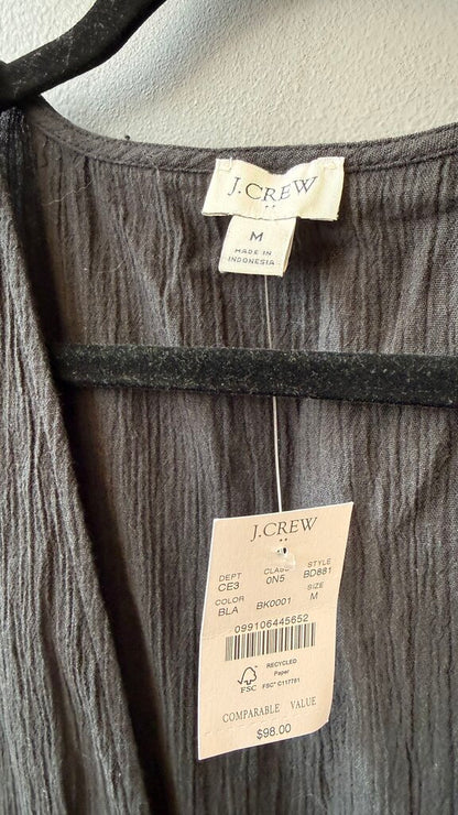 Fringe Trim Tie Front Coverup