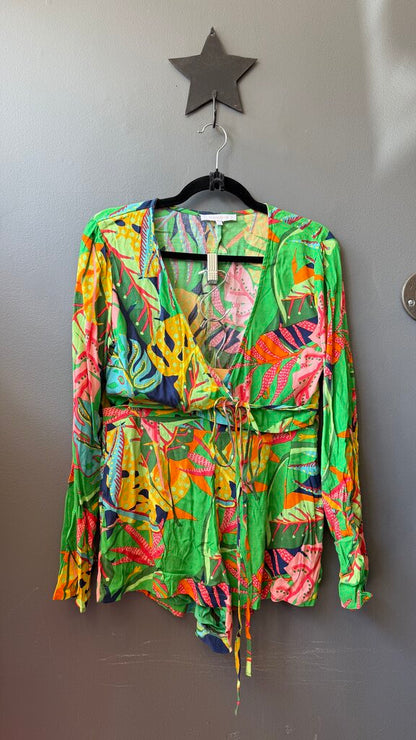 Tropical Shorts + Wrap Top Set