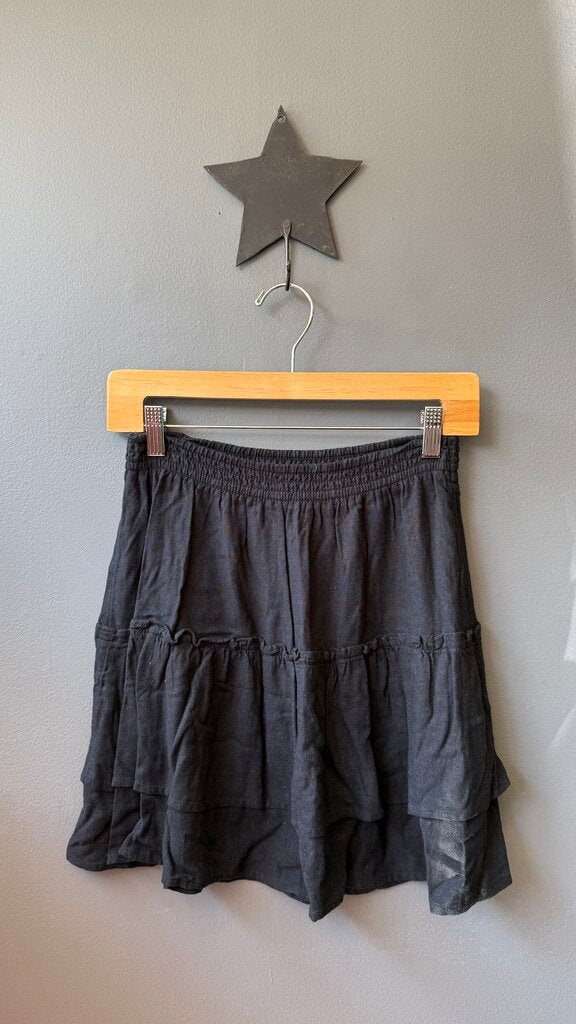 Tiered Pull On Skirt