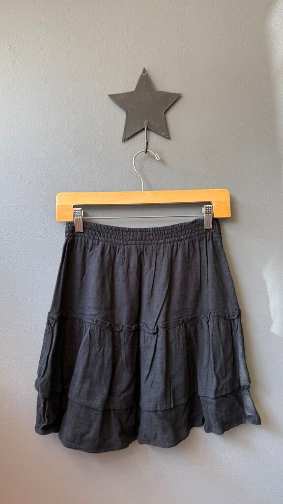 Tiered Pull On Skirt