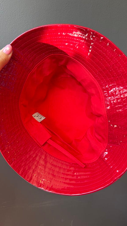Patent Bucket Hat