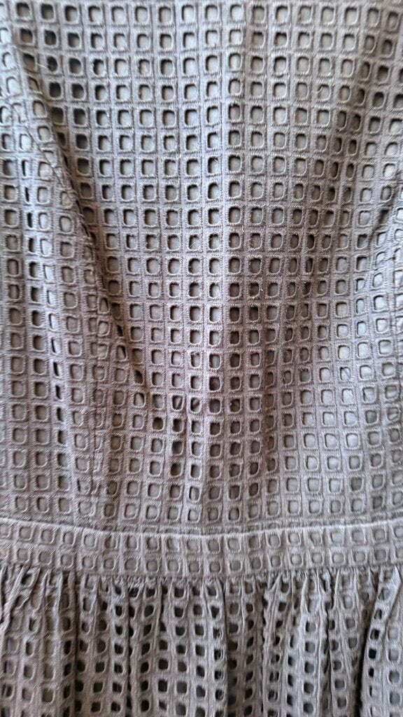 Eyelet Fit Flare Dress