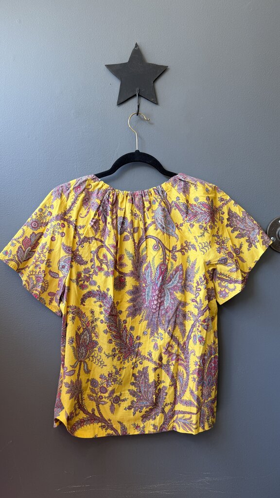 Cotton Botanical Print Blouse