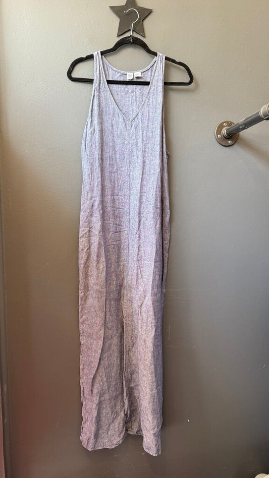 Linen Racerback Maxi Dress