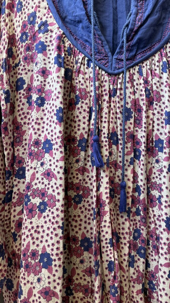 Cotton Floral Midi Dress