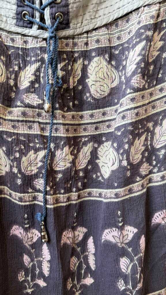 Cotton Gauze Print Blouse