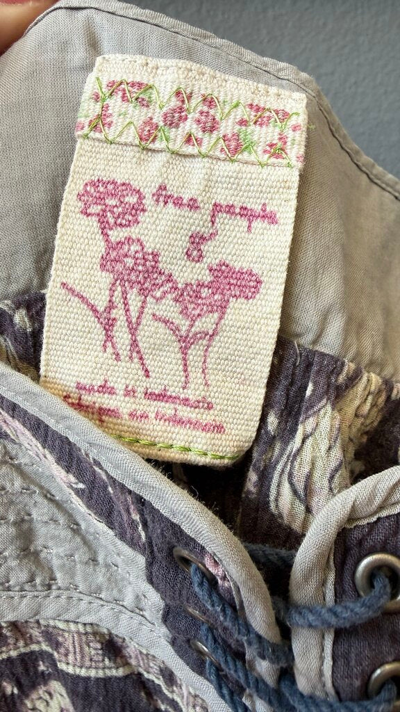 Cotton Gauze Print Blouse