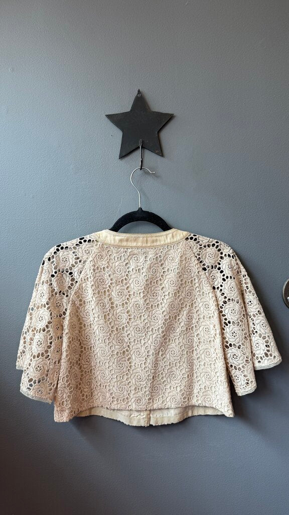 Lace Crop Topper Jacket