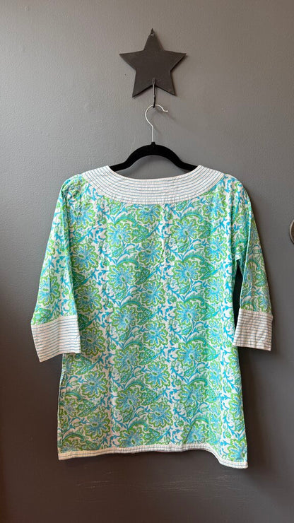 Cotton Floral Tunic Top