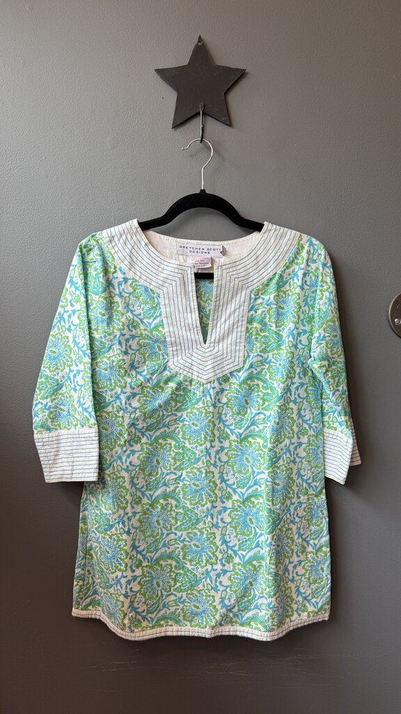 Cotton Floral Tunic Top