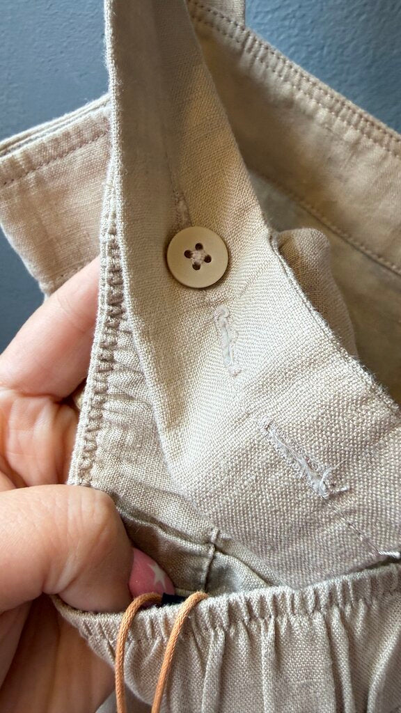Linen Wide Leg Jumpsuit