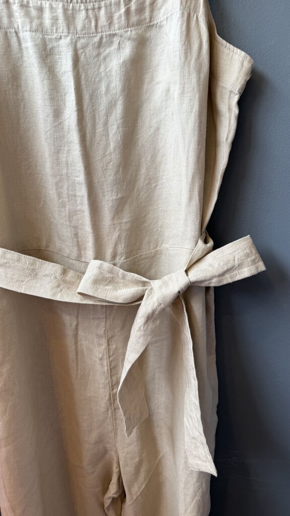 Linen Wide Leg Jumpsuit