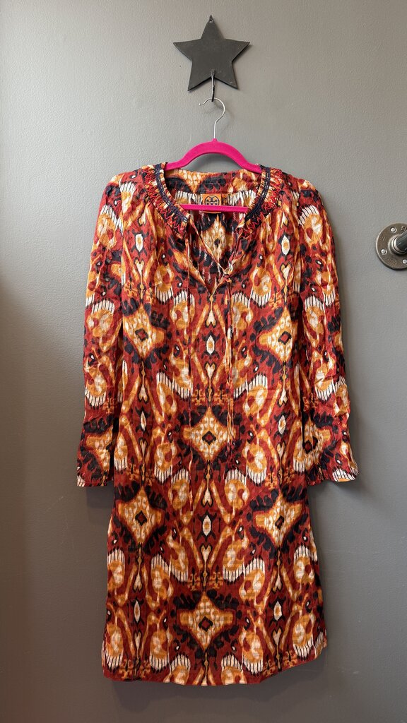 Silk Blend Semi Sheer Dress