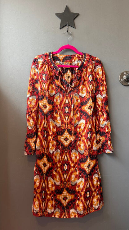 Silk Blend Semi Sheer Dress