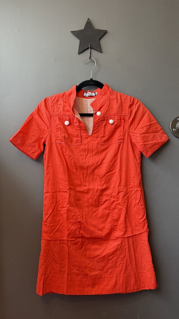Pockets Popover Mini Shift Dress