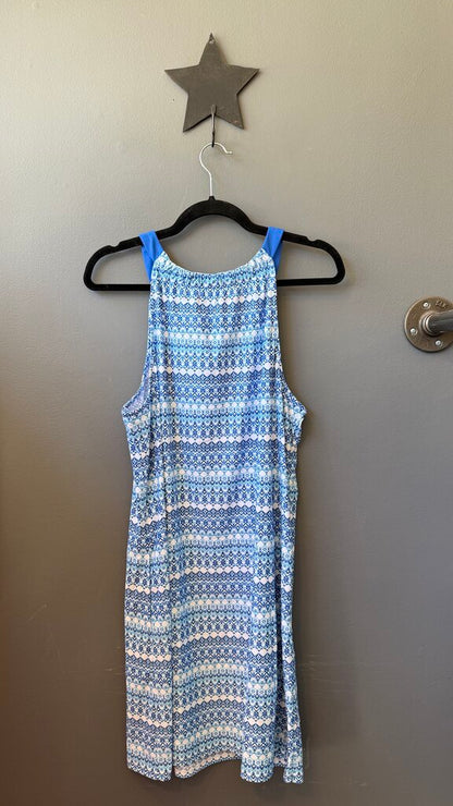 High Neck Keyhole Dress
