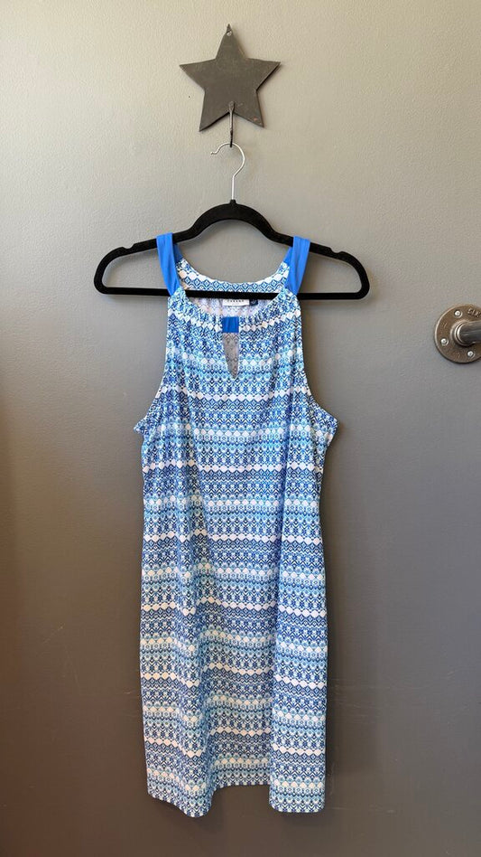 High Neck Keyhole Dress