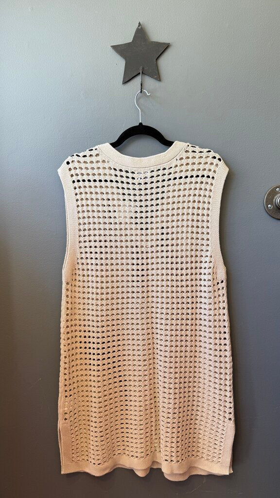 Open Knit Coverup Dress
