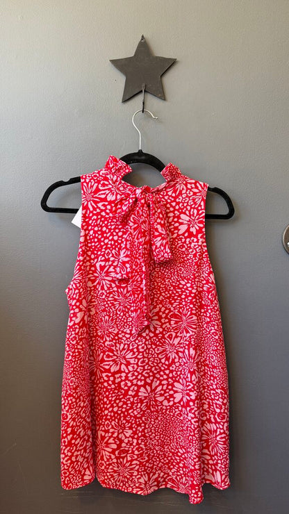 Ruffle Strap Pique Dress