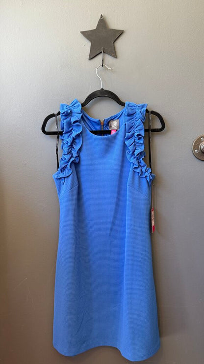 Ruffle Strap Pique Dress