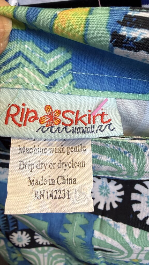 Printed Wrap Skirt