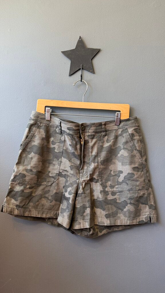 Camo High Rise Shorts