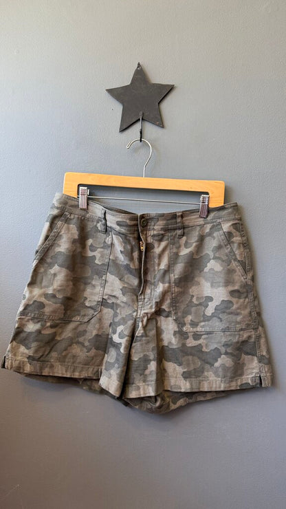 Camo High Rise Shorts