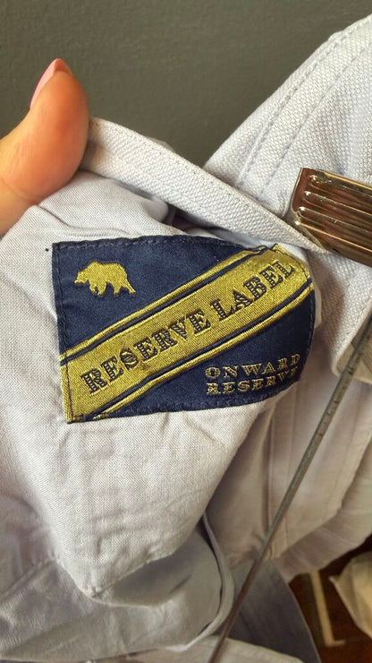 Twill Light Blue Pants