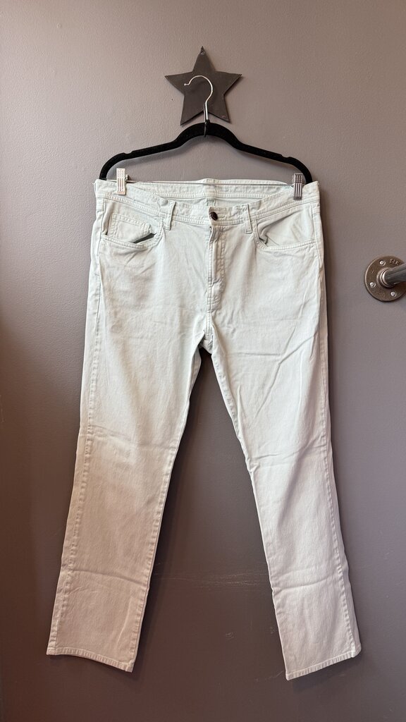 Twill Green Blue Pants