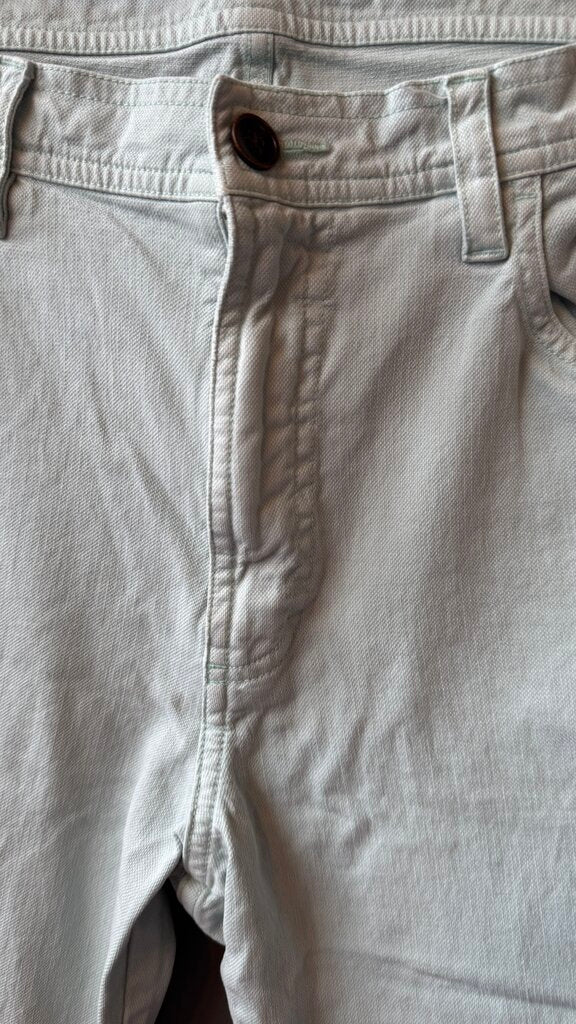 Twill Green Blue Pants