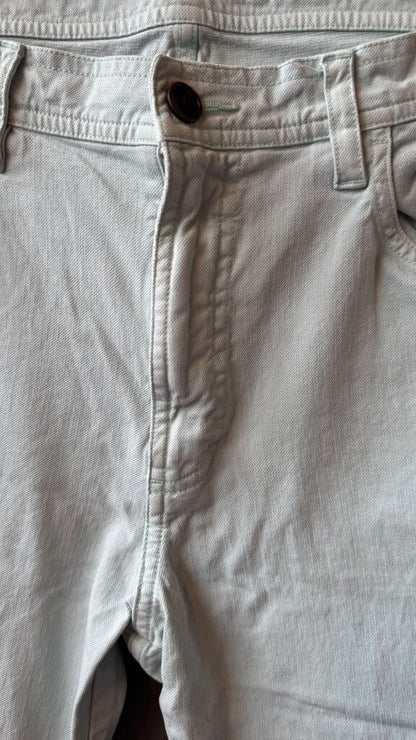 Twill Green Blue Pants