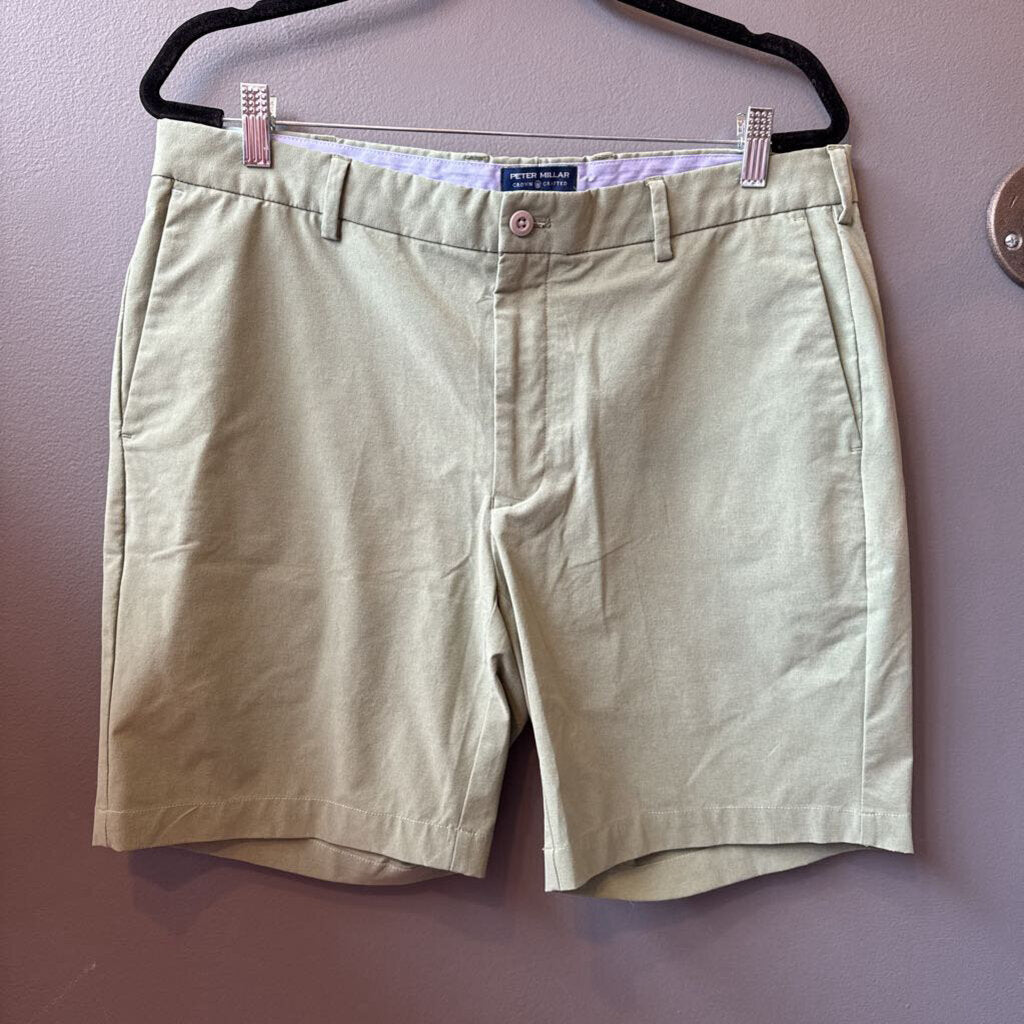 Stretch Green Shorts